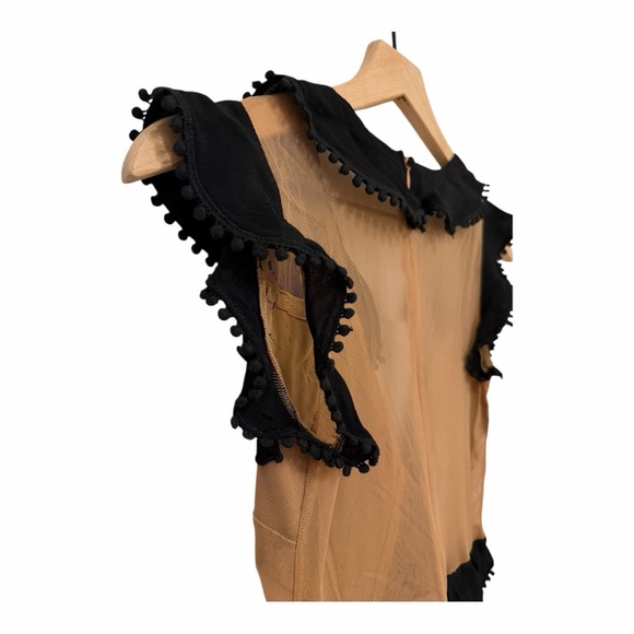 For Love & Lemons Black Lace Sheer Mini Dress XS | Romantic Goth Whimsygoth Y2K - Picture 8 of 15